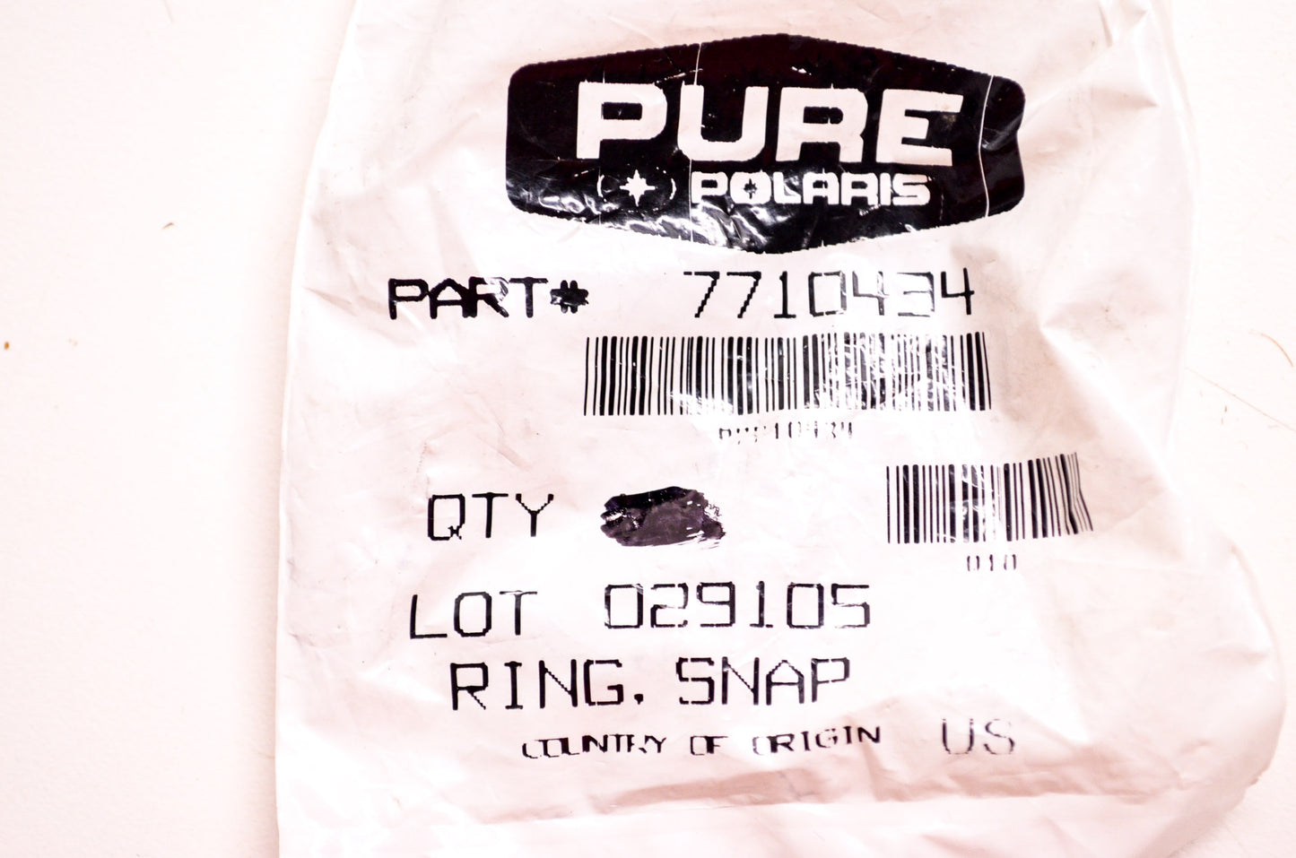 OEM Polaris 7710434 Snap Ring Qty 2 NOS