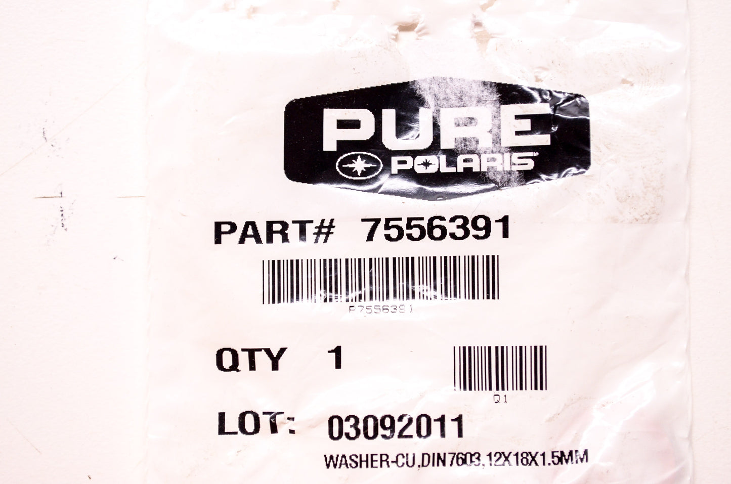 New OEM Polaris Washer 12x18x1.5mm NOS