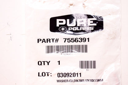 New OEM Polaris Washer 12x18x1.5mm NOS