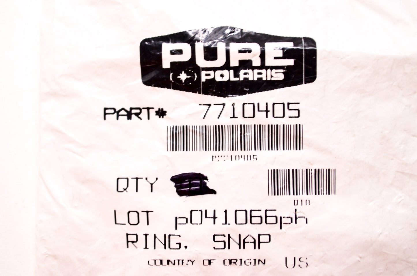 OEM Polaris 7710405 Snap Ring Qty 2 NOS