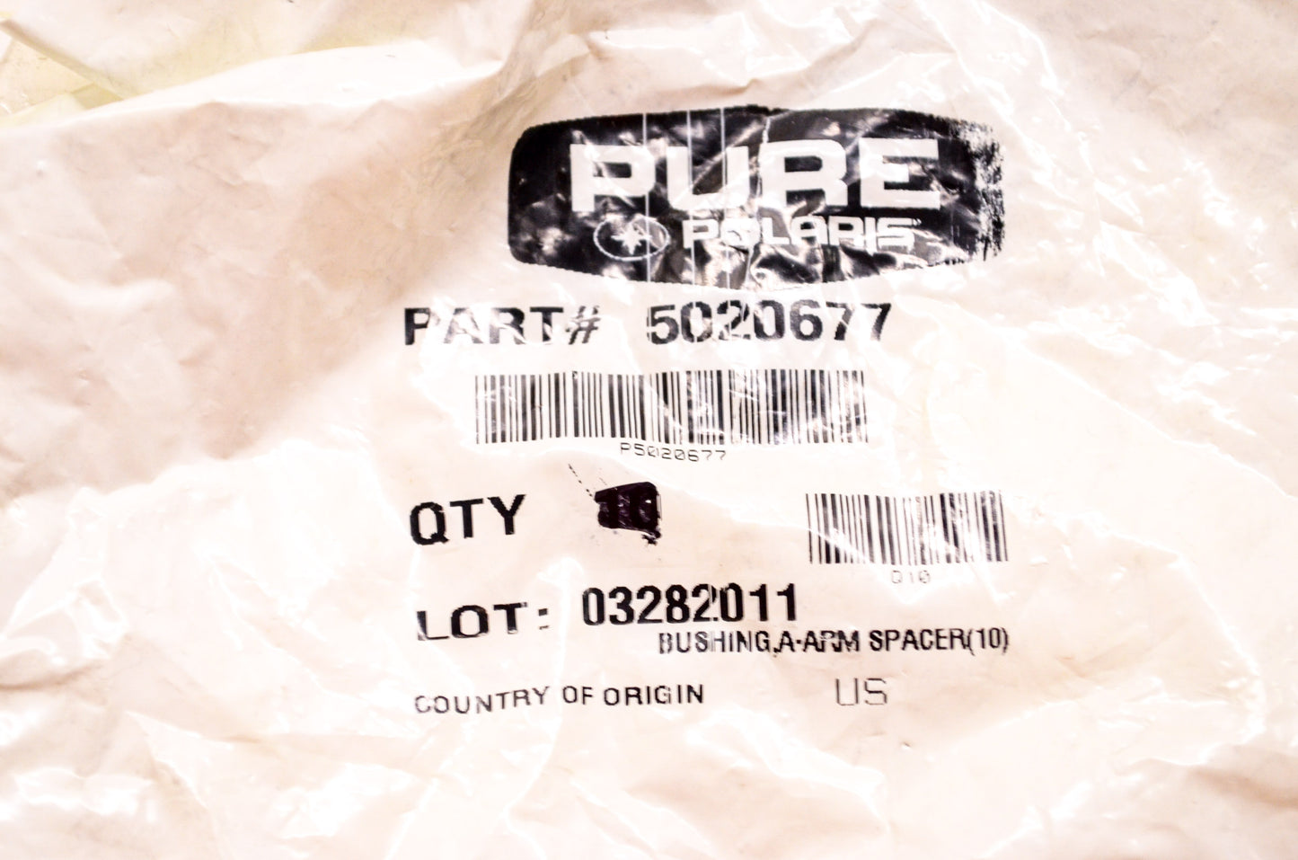 OEM Polaris 5020677 A-Arm Spacer Bushing Qty 3 NOS