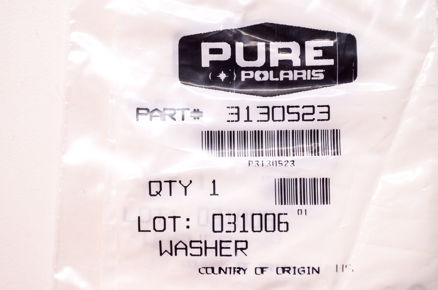 OEM Polaris 3130523 Washer Qty 6 NOS