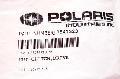 New OEM Polaris Drive Clutch Nut NOS