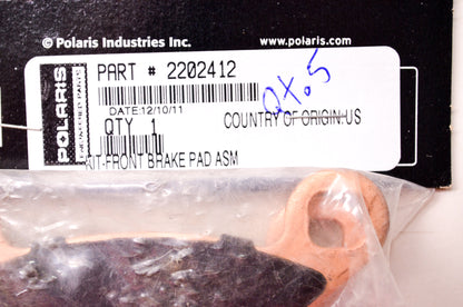 OEM Polaris 2202412 Brake Pad Kit Assembly NOS