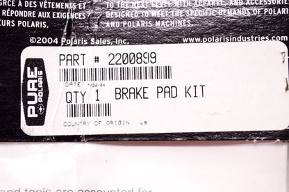 OEM Polaris 2200899 Heavy Duty Rear Brake Pad Kit NOS