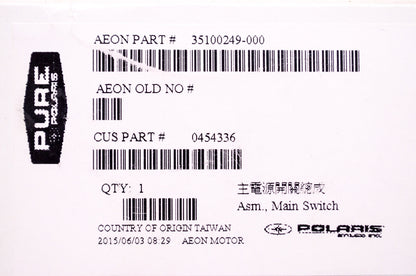New OEM Polaris Main Switch Assembly NOS