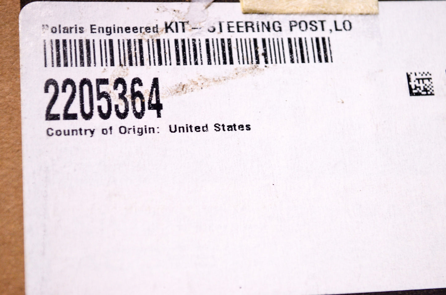 OEM Polaris 2205364 Bolted Lower Steering Post Kit