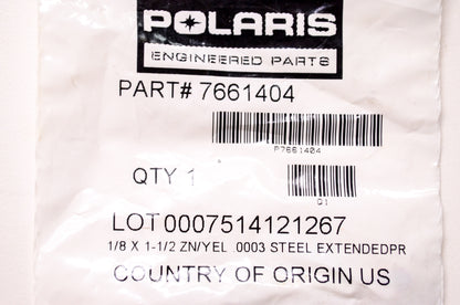 New OEM Polaris 7661404 Cotter Pin QTY 2 NOS