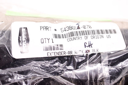 New OEM Polaris Black Right Rear Rack Extender NOS