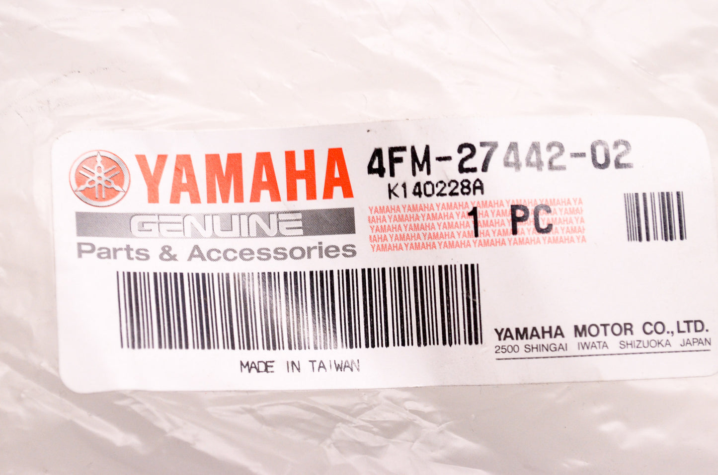 New OEM Yamaha 4FM-27442-02-00 Bracket 2 NOS