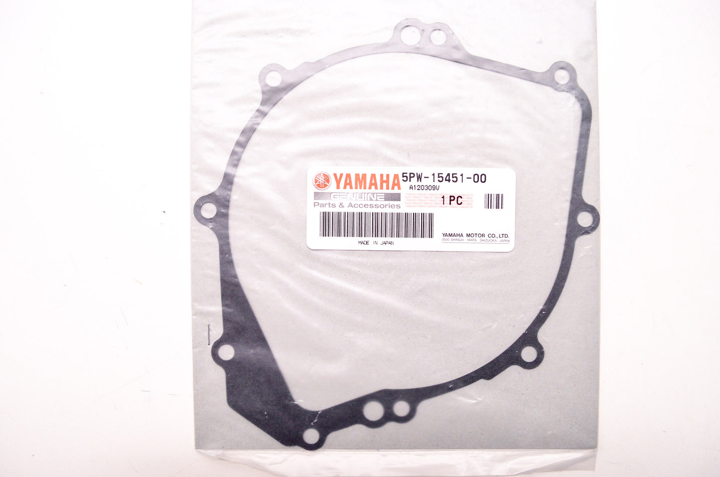 OEM Yamaha 5PW-15451-00-00 Crankcase Cover Gasket