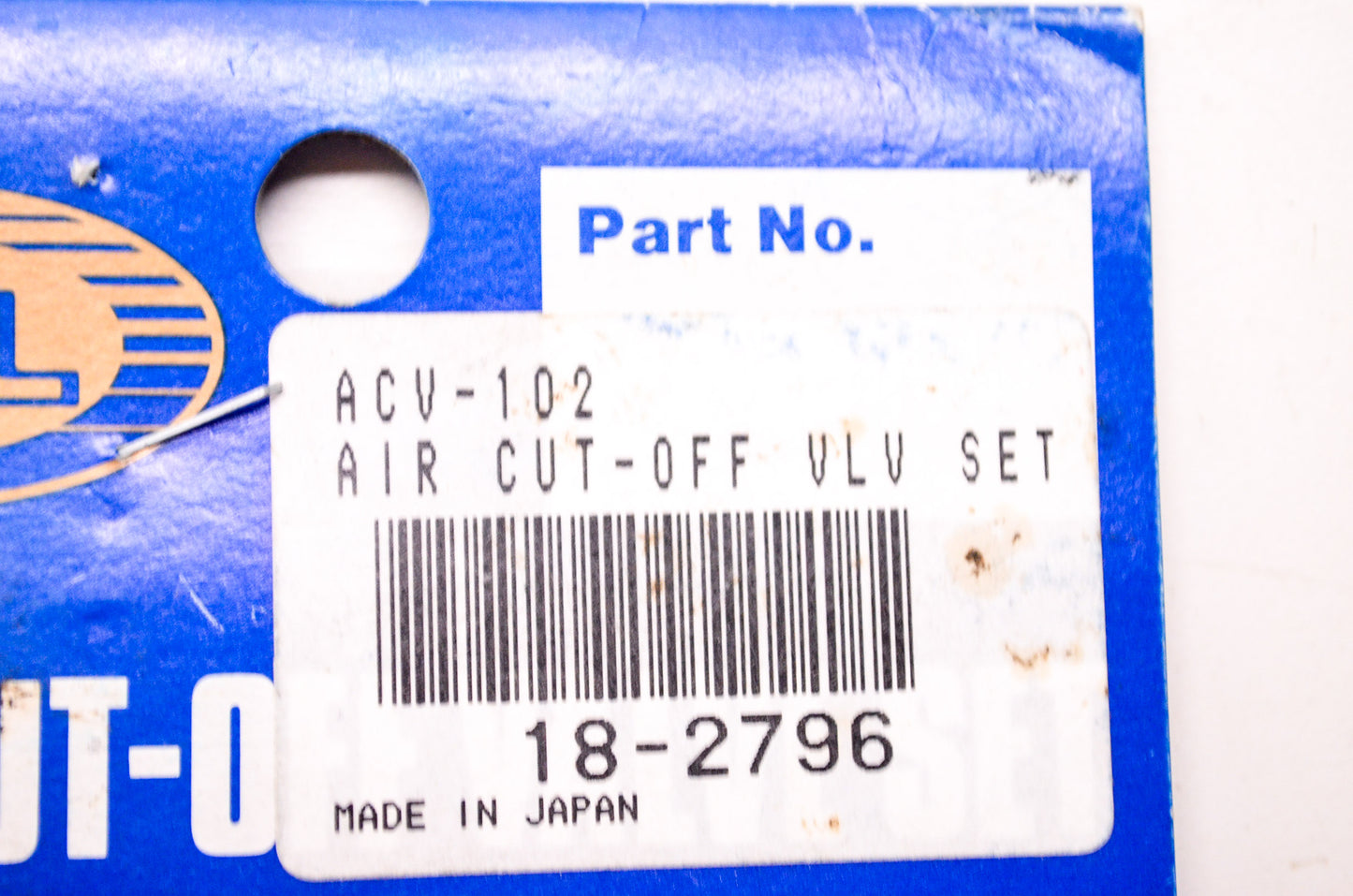 New K&L Air Cut Off Valve Kit NOS