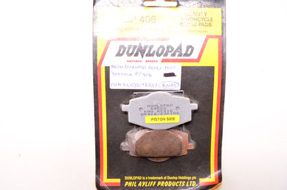 Dunlopad DP406, PP406 Brake Pad Pair Yamaha NOS