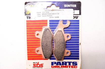 New Parts Unlimited Brake Pad Pair Kawasaki Suzuki Yamaha NOS