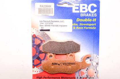 New EBC Brakes Double H Brake Pad Pair NOS
