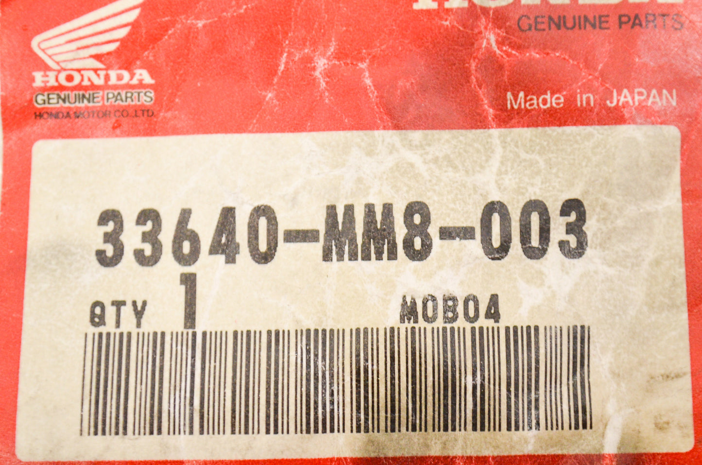 OEM Honda 33640-MM8-003 Front Stay NOS