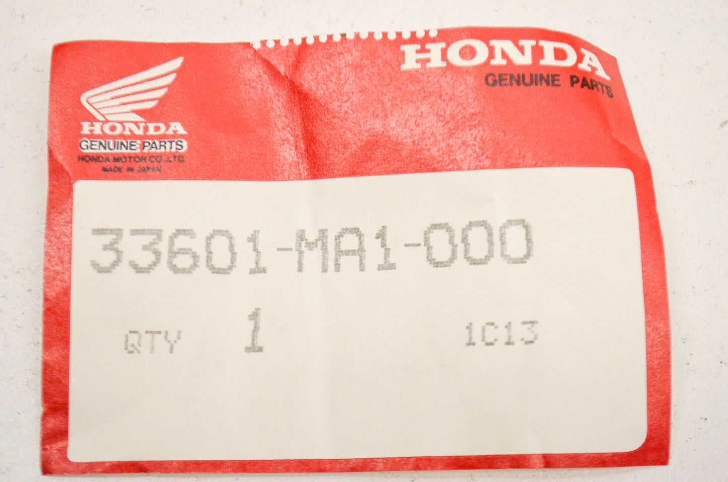 New OEM Honda 33601-MA1-000 Rear Plate NOS