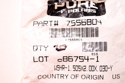 OEM Polaris 7556804 Washer 1.505X2.00X.030 Qty 8 NOS