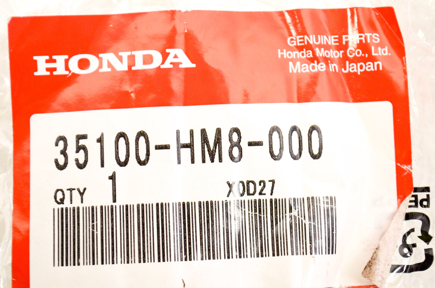 OEM Honda 35100-HM8-000 Ignition Switch NOS