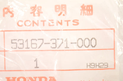 OEM Honda 53167-371-000 Handle End Cap NOS
