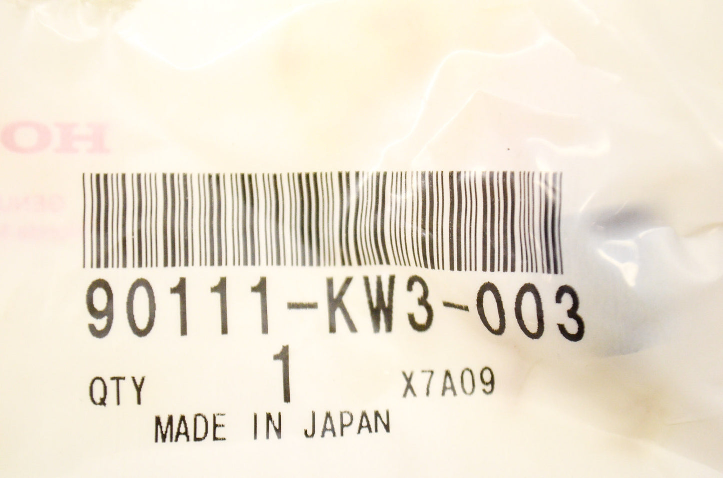 OEM Honda 90111-KW3-003 Nut (5mm) NOS