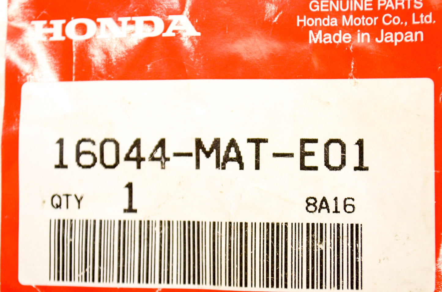 OEM Honda 16044-MAT-E01 Wax Element Set NOS