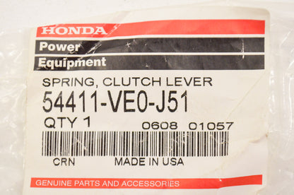 OEM Honda 54411-VE0-J51 Clutch Lever Spring NOS