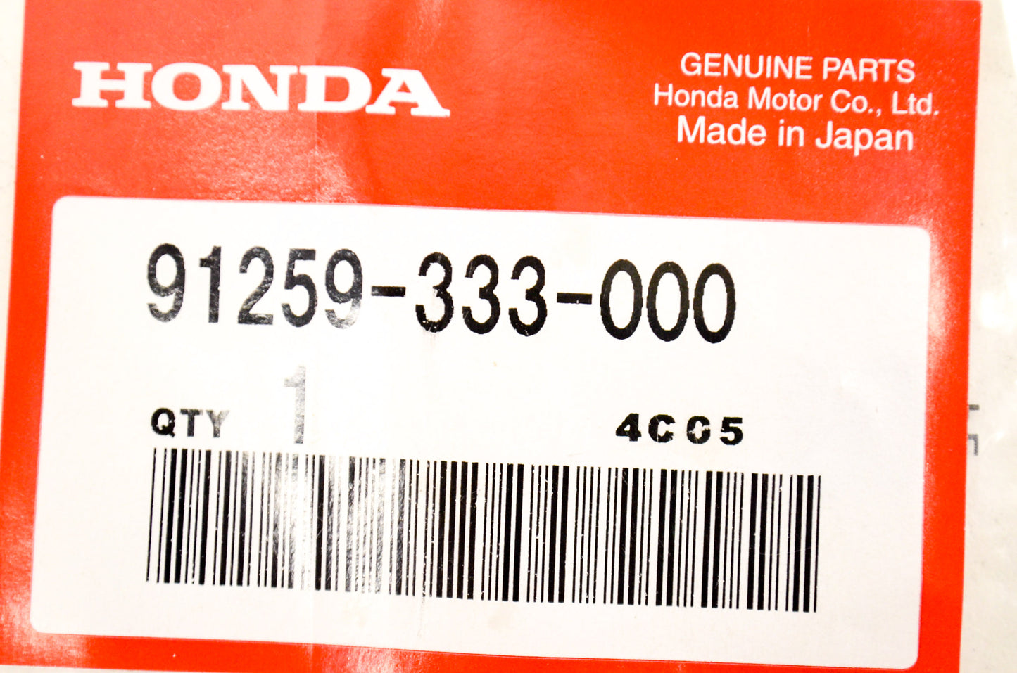 OEM Honda 91259-333-000 O-Ring (9.5X1.7) NOS