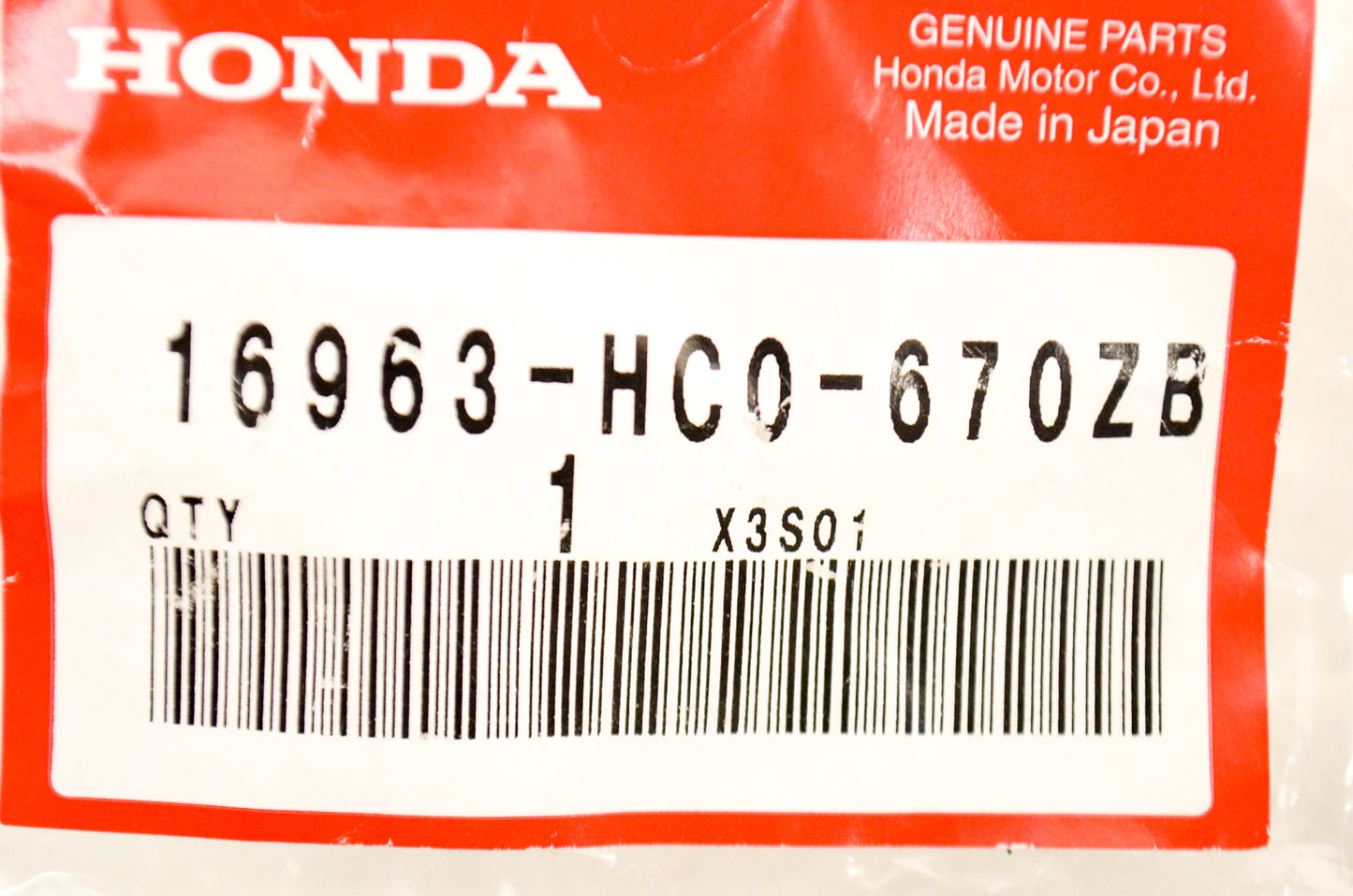OEM Honda 16963-HC0-670ZB Lever *R134* NOS