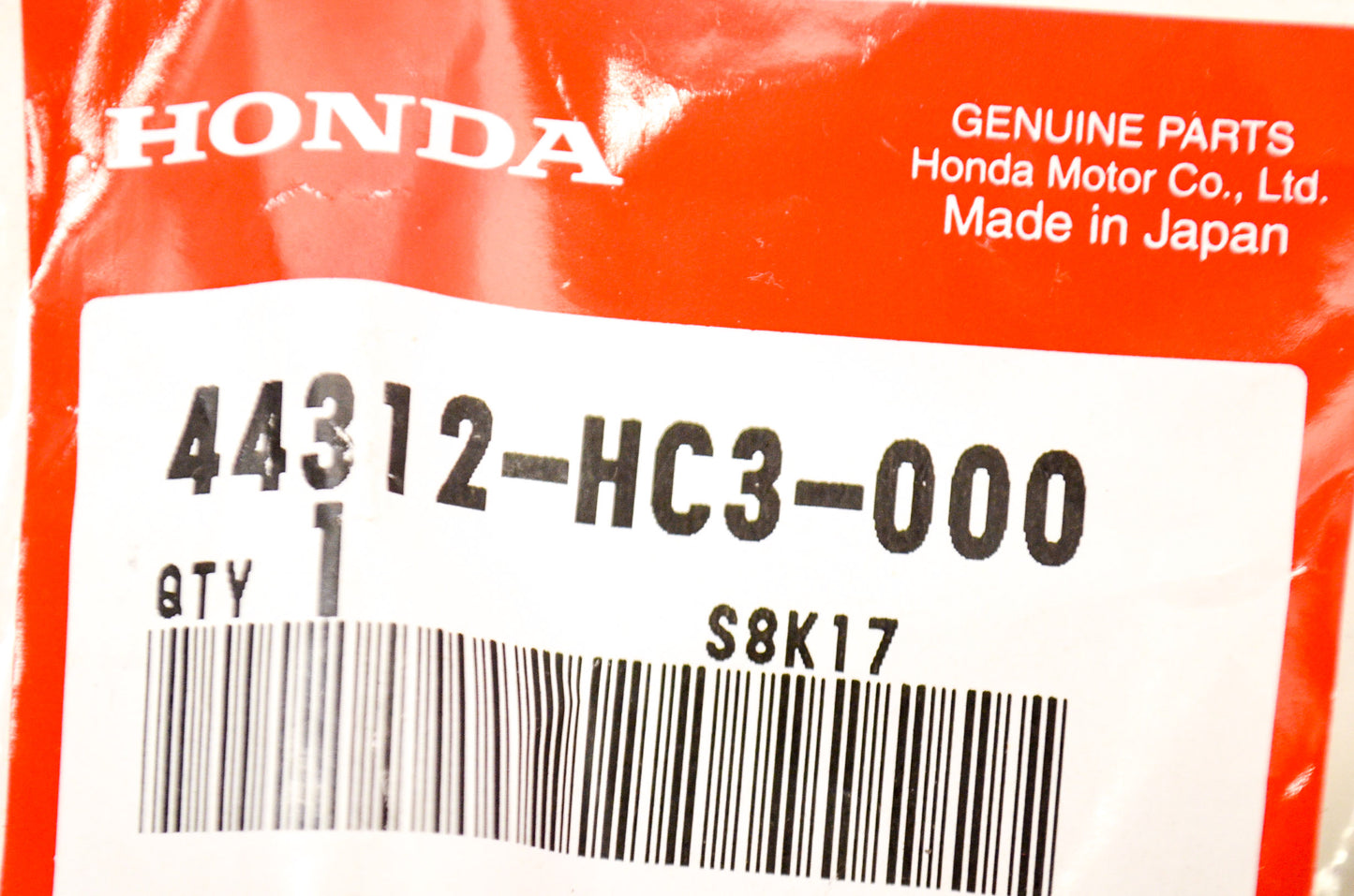 New OEM Honda Front Axle Side Collar NOS