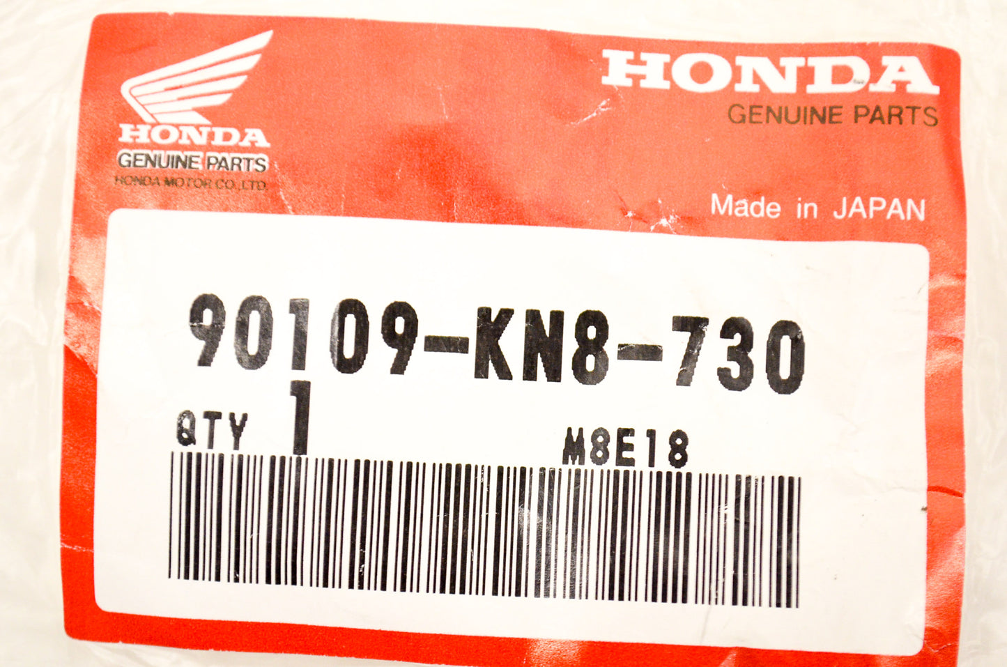 OEM Honda 90109-KN8-730 Bolt (10X16) NOS