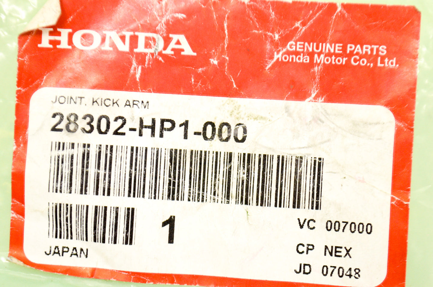 OEM Honda 28302-HP1-000 Kick Arm Joint NOS