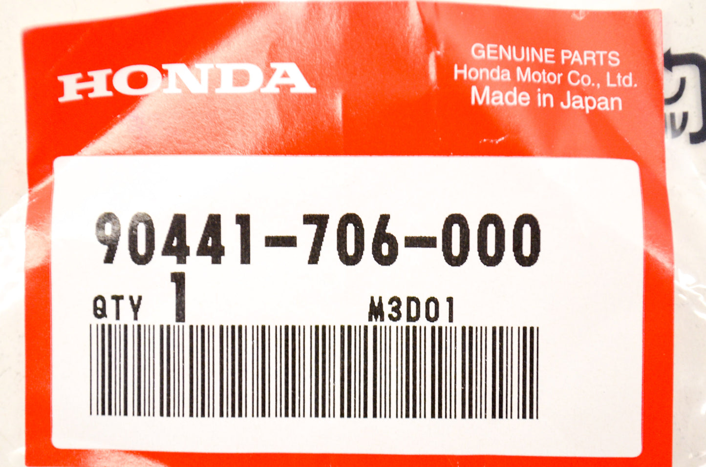 OEM Honda 90441-706-000 Washer (6MM) NOS