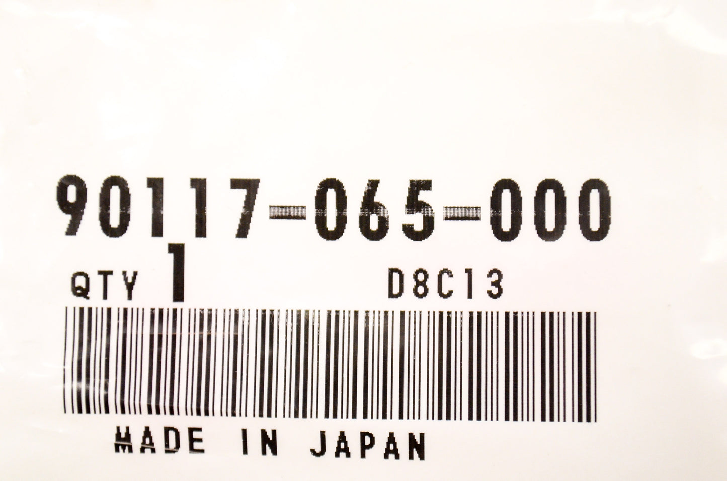 OEM Honda 90117-065-000 Hex Bolt (6X28) Qty 2 NOS