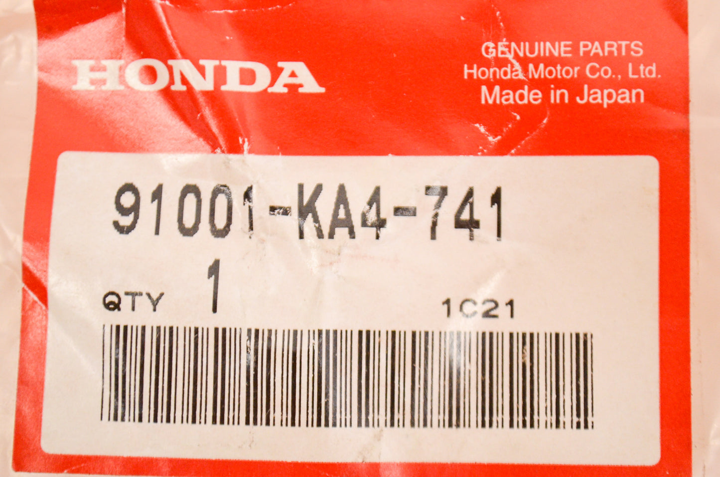 OEM Honda 91001-KA4-741 Bearing 22x56x14 NOS