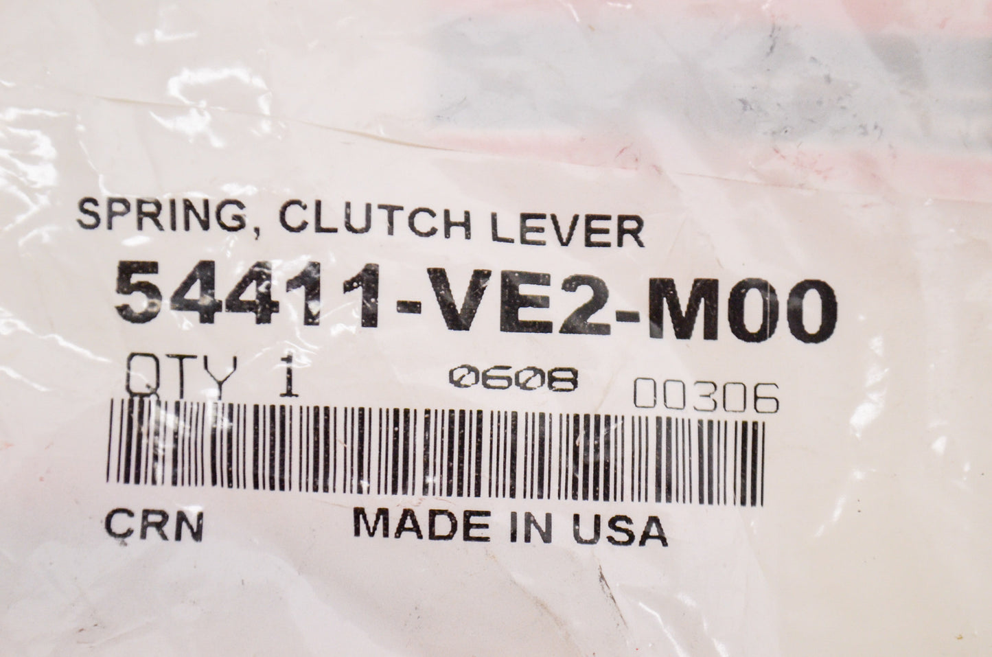 OEM Honda 54411-VE2-M00 Clutch Lever Spring NOS