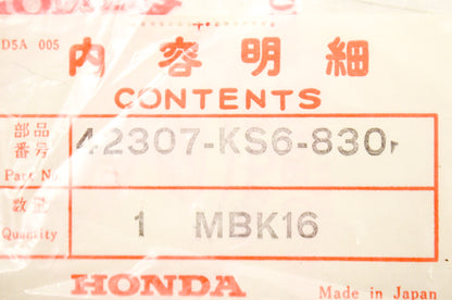 OEM Honda 42307-KS6-830 Rear Swingarm Washer NOS