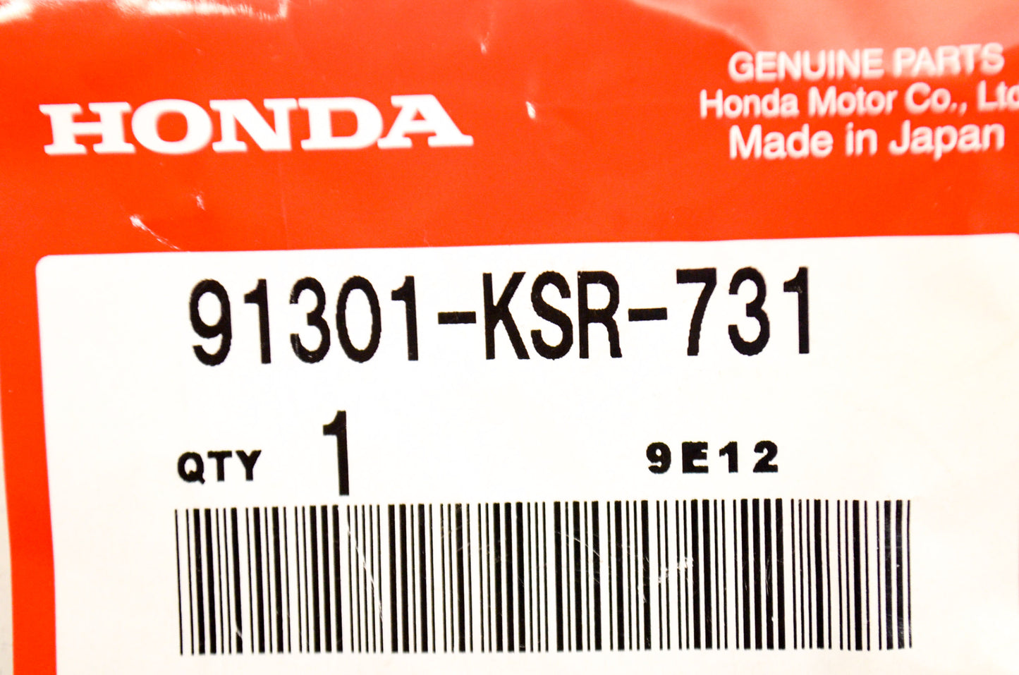 OEM Honda 91301-KSR-731 O-Ring (49X24X2) NOS