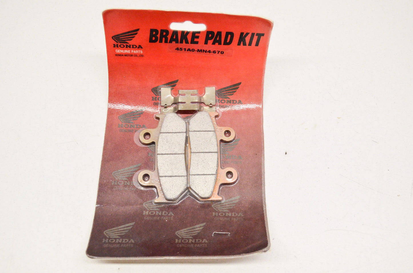 OEM Honda 451A0-MN4-670 Brake Pad Kit NOS