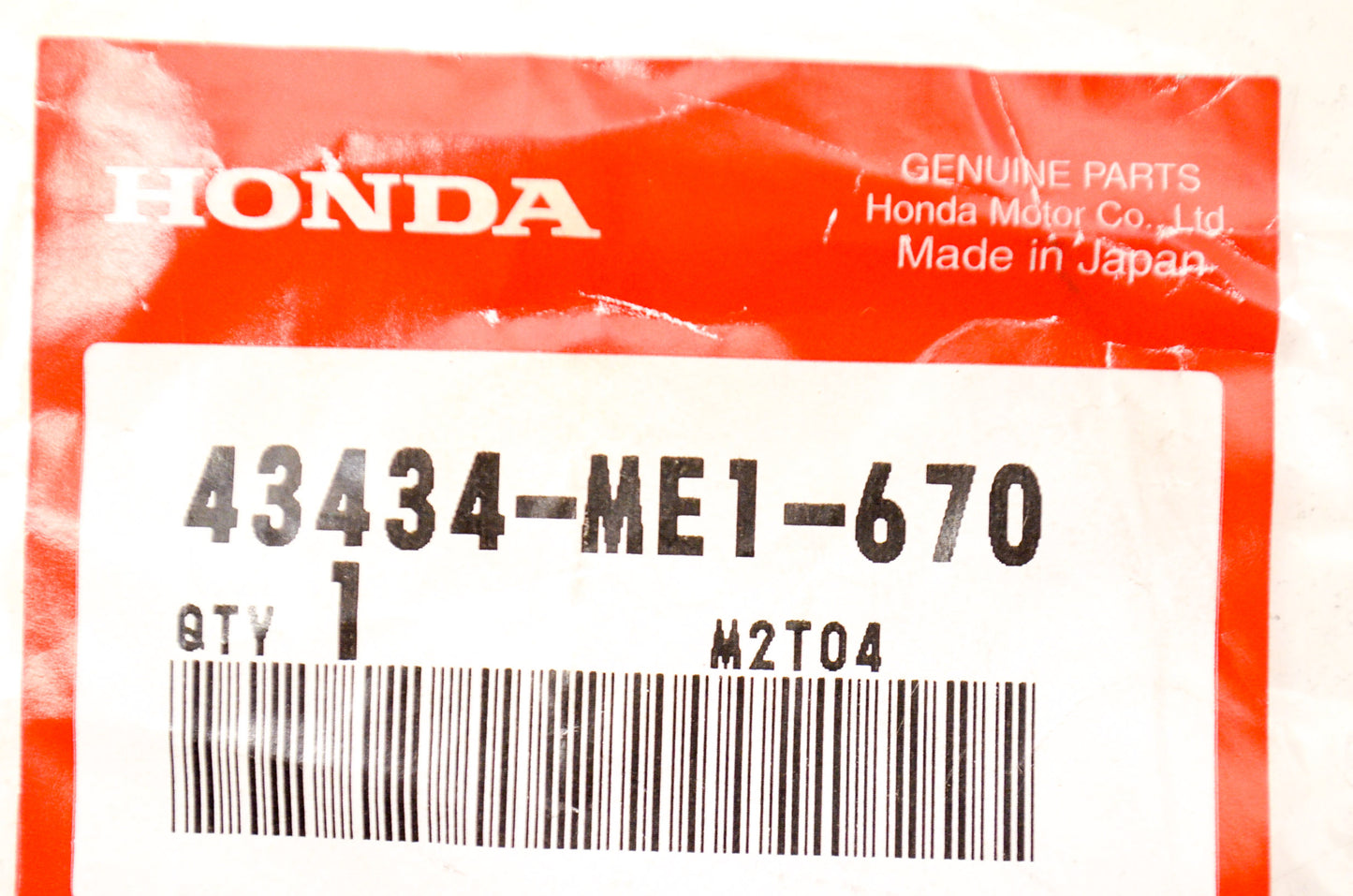 OEM Honda 43434-ME1-670 Stopper Arm Rubber NOS