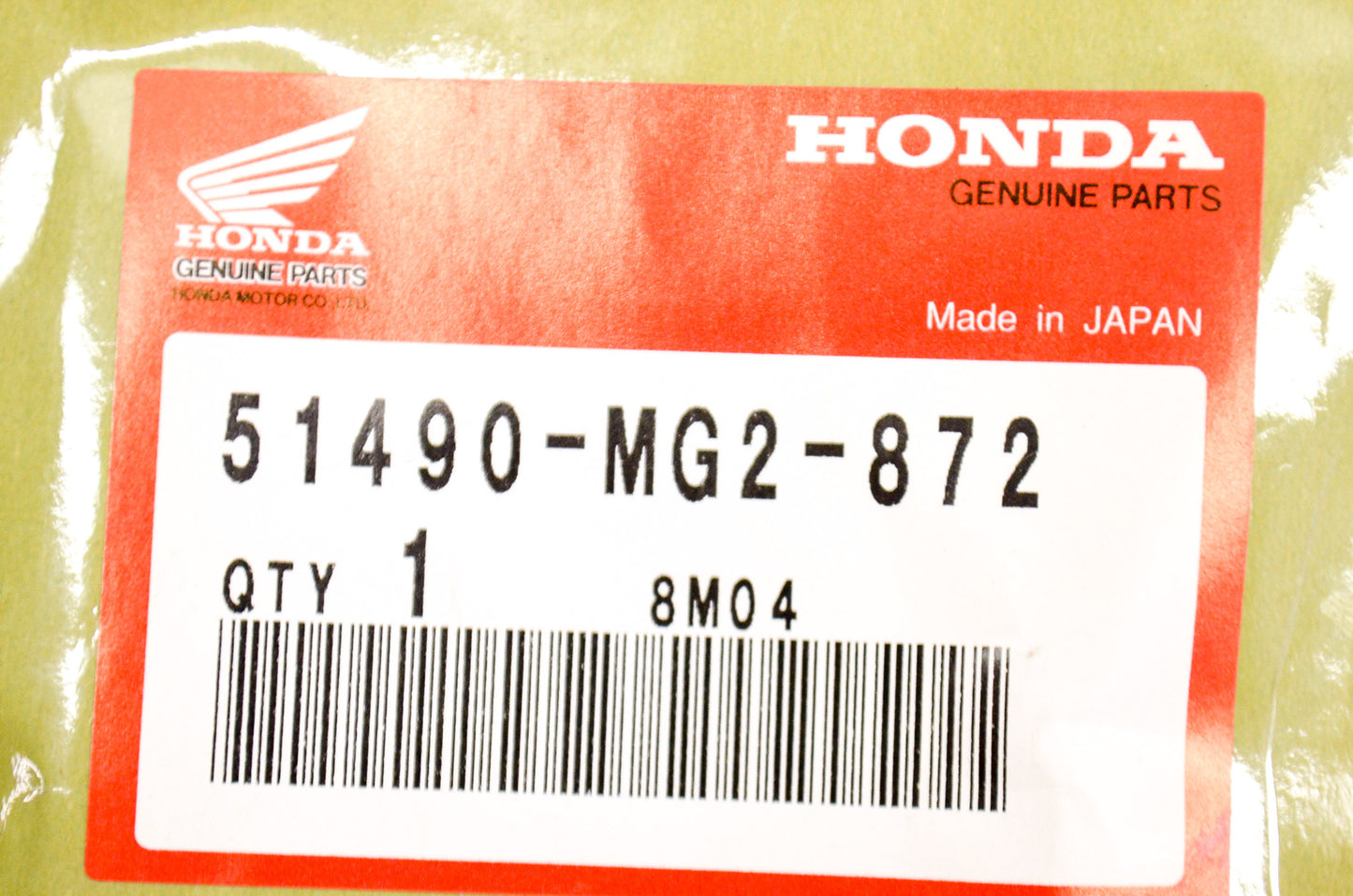 OEM Honda 51490-MG2-872 Front Fork Seal Set NOS