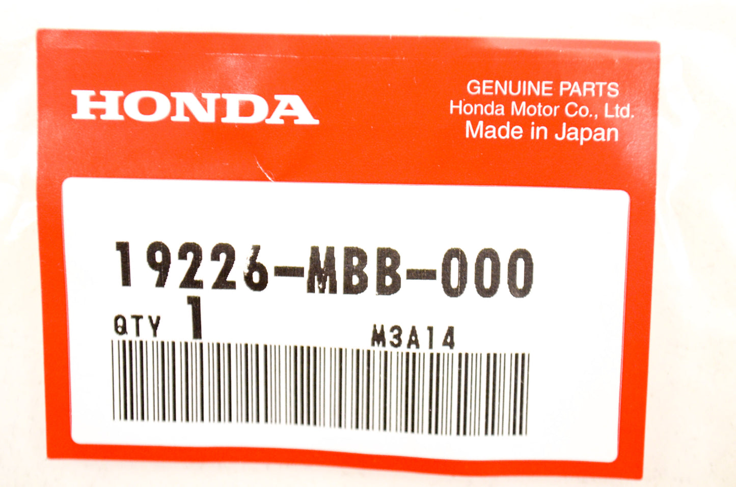 OEM Honda 19226-MBB-000 Gasket NOS