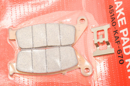 OEM Honda 451A0-KAF-670 Front Pad Set NOS