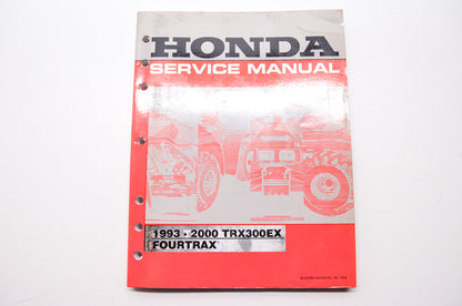 Honda Service Shop Manual TRX300EX Fourtrax 93-00