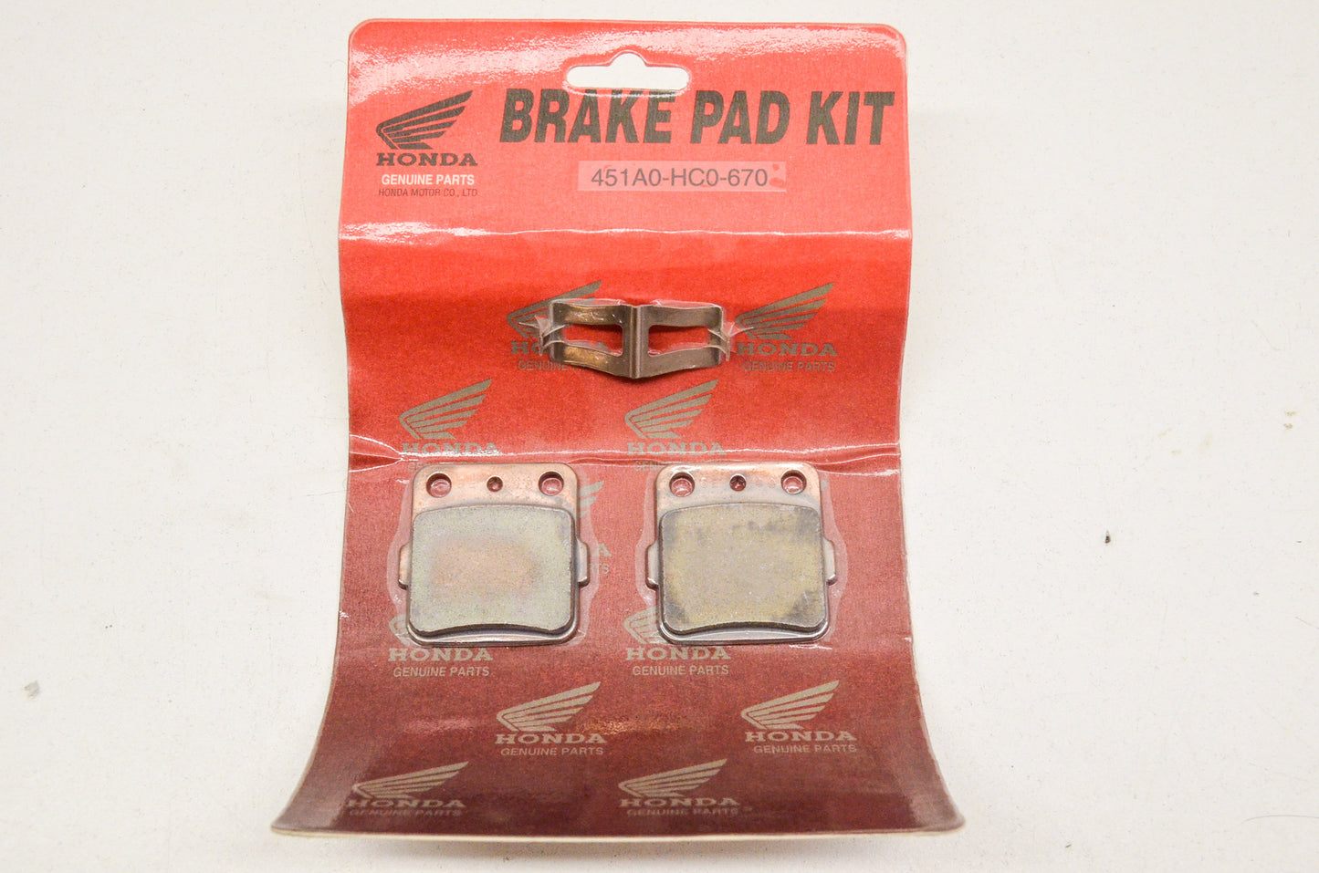 OEM Honda 451A0-HC0-670 Brake Pad Kit NOS