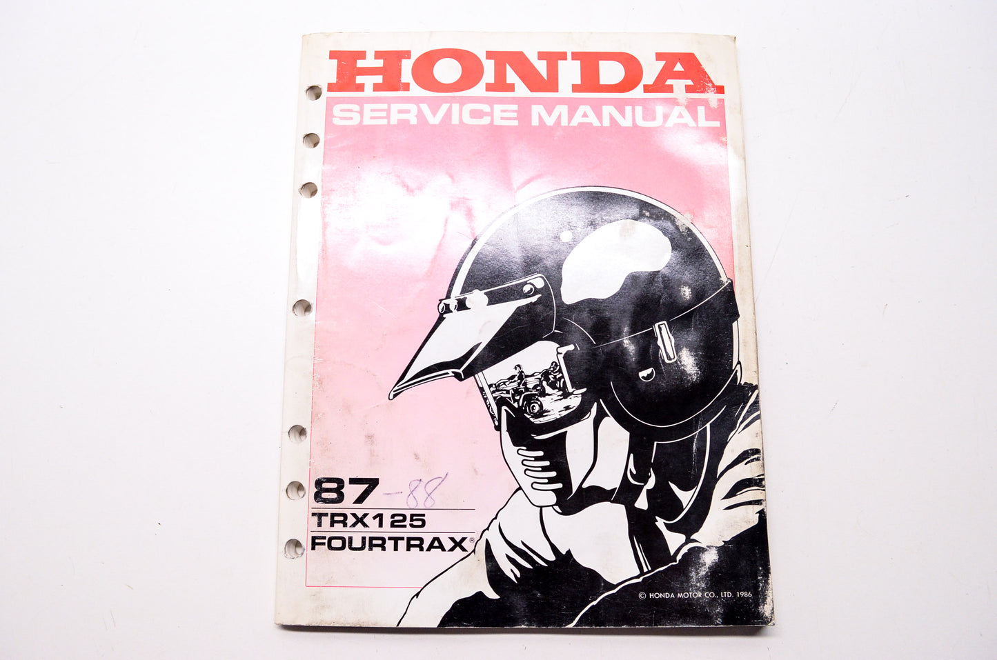 Honda Service Shop Manual TRX125 Fourtrax 87-88