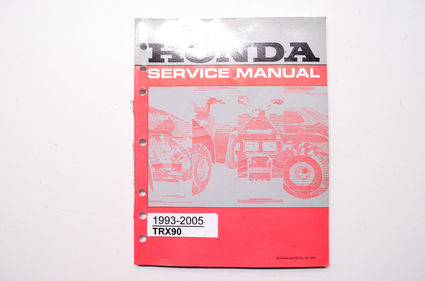 OEM Honda 61HF712 Service Manual TRX90 93-05