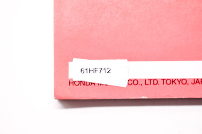 OEM Honda 61HF712 Service Manual TRX90 93-05