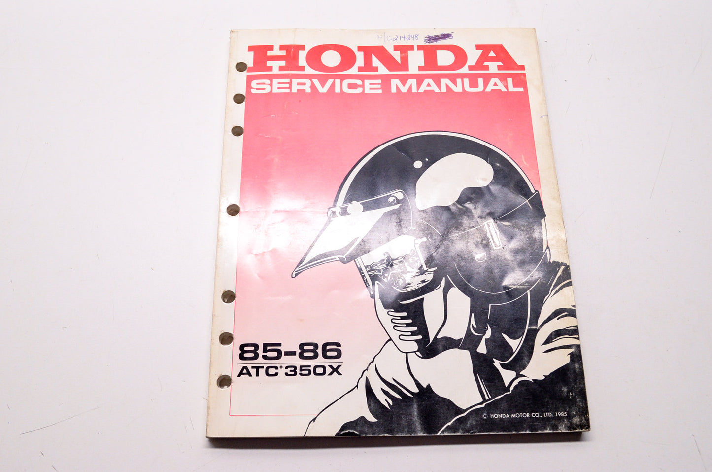 Honda Service Shop Manual ATC350X 85-86