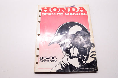 Honda Service Shop Manual ATC350X 85-86